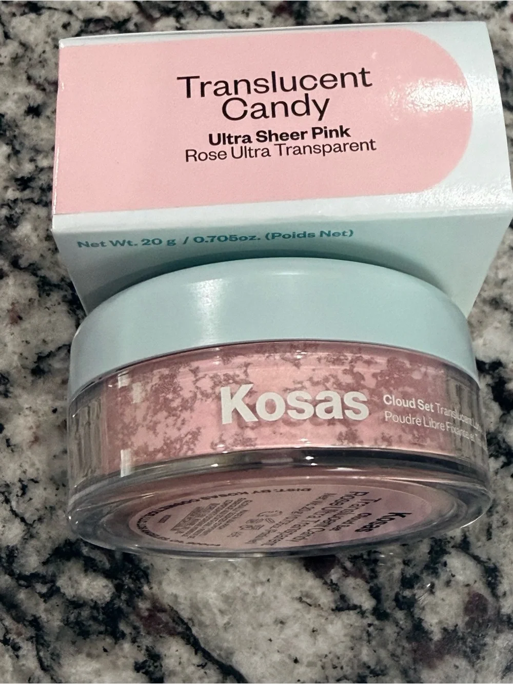 Kosas Translucent Candy Loose Powder Ultra Sheer Pink New in Box!